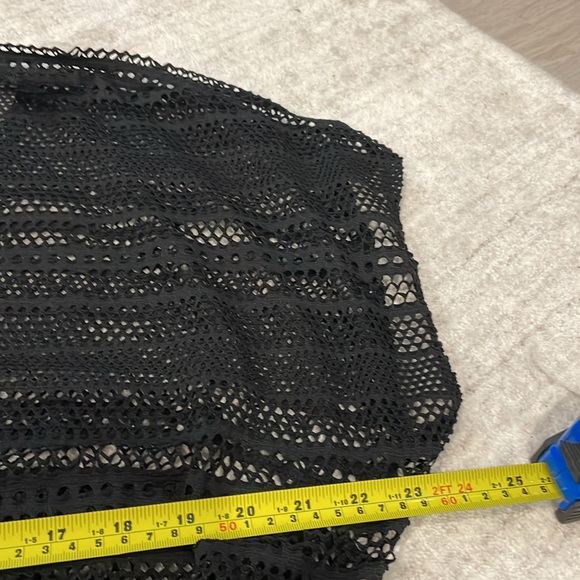 JESSICA  Open Weaver Swimsuit Cover-up with Belt . - Picture 4 of 6